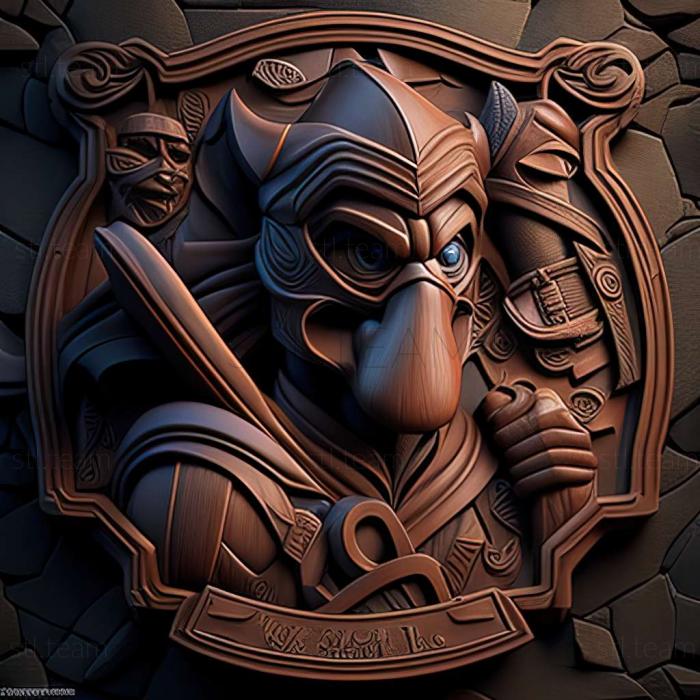 3D model Sly 3 Honor Among Thieves game (STL)